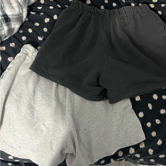 Aerie Black and Gray Lounge Shorts - Picture 5 of 5